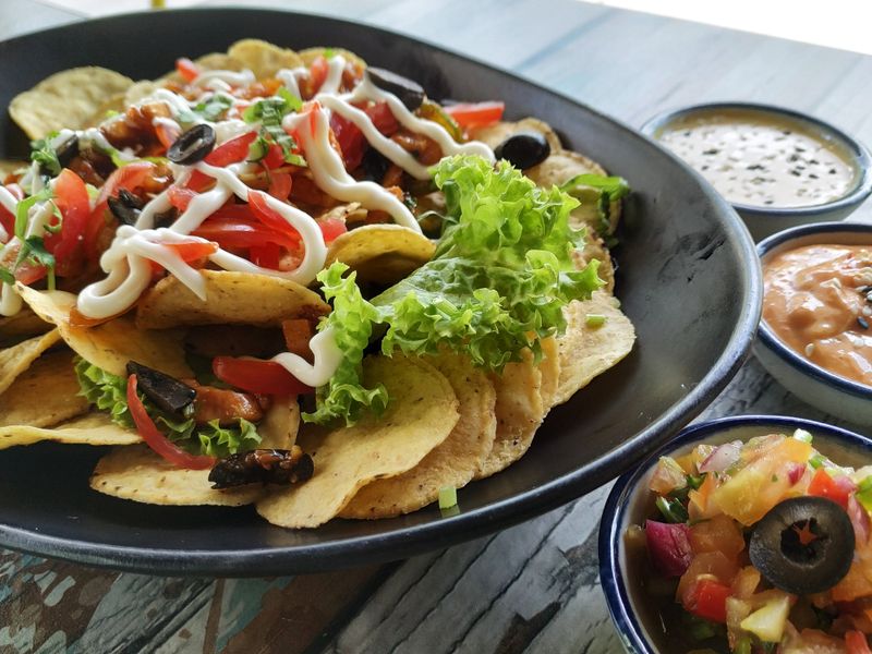 Loaded Nachos at Taco Time